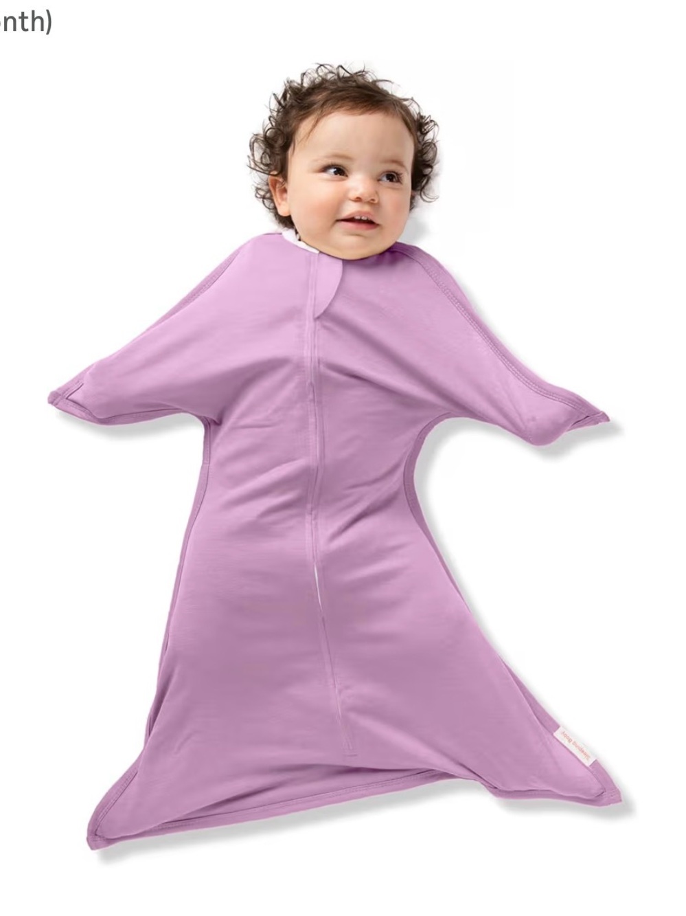 Sleeping Baby Sleep Sack Swaddle - Lavender, Size 4-8 months